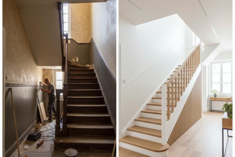 Rénovation cage d’escalier : sublimer un espace souvent oublié