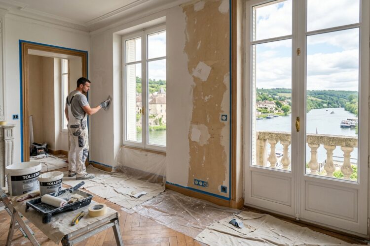Rénovation partielle à budget maîtrisé dans la vallée de la Seine (94)