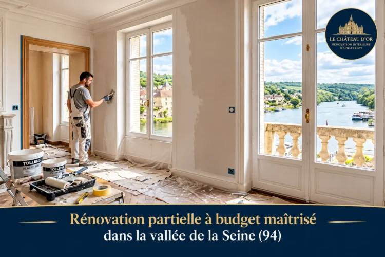 Rénovation partielle à budget maîtrisé dans la vallée de la Seine (94)
